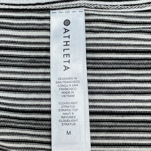 Athleta Cloudlight Stratus Striped Ling Sleeve Tee - Picture 6 of 8